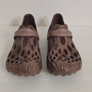 Unisex Merrell Foam Slip-On Clogs with Vent Holes - Mauve & Brown - M 8.5/W 10